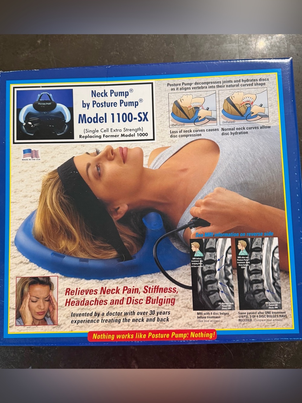 Neck Pump Model 1100-SX - Blue